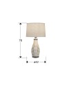 TESSA-SOBREMESA 1L CERAMICA-BLANCO
